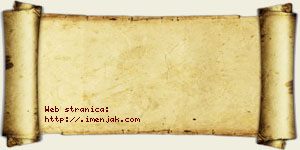 Jasmina Radmilović vizit kartica