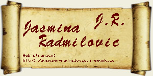Jasmina Radmilović vizit kartica